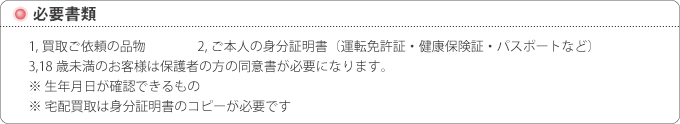 必要書類